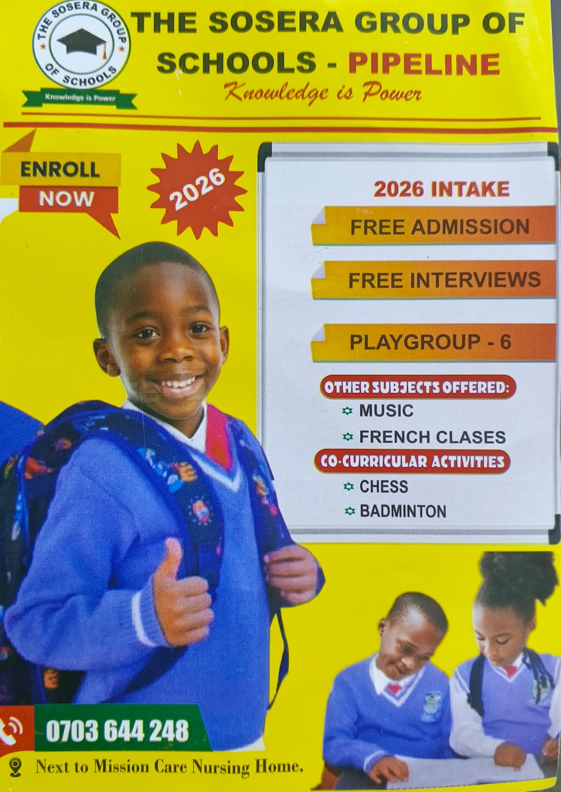 The Sosera Group of Schools