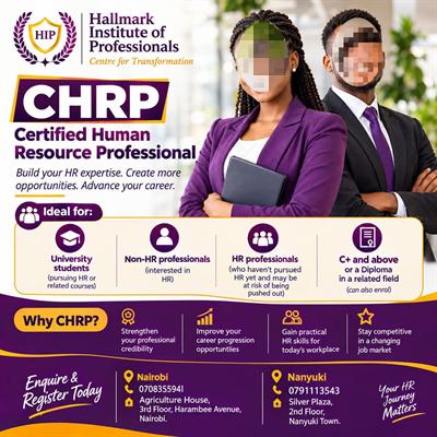 CHRP FLIER at Hallmark Institute Of Professionals