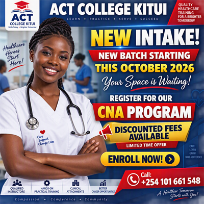 Waiting for you at ACT College at Advanced Career Training College