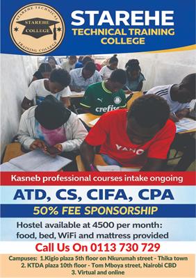 business at Starehe Technical Training College