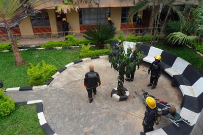 Fire Fighter students 2 at International Center Of Technology