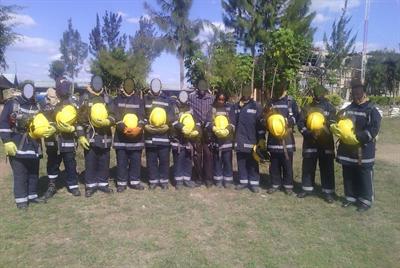 Fire Fighter students 4 at International Center Of Technology