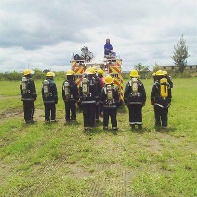 Fire Fighter students 8 at International Center Of Technology