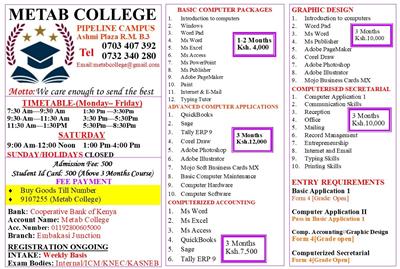 Metab 5 at Metab College