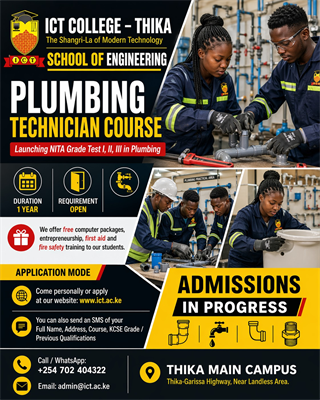 Plumbing at International Center Of Technology