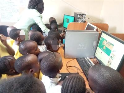 pupils at St Bill Educational Centre