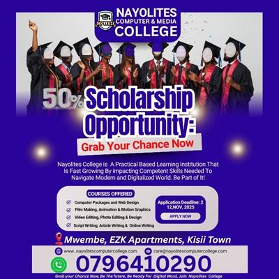 SCHOLARSHIP at Nayolites Computer And Media College